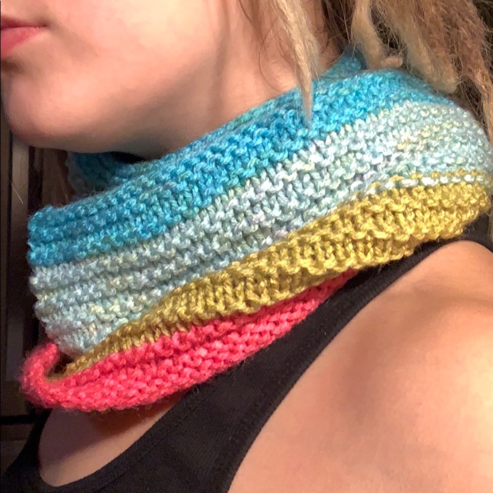 Handmade Infinity Loop Scarf - Picture 2 of 4